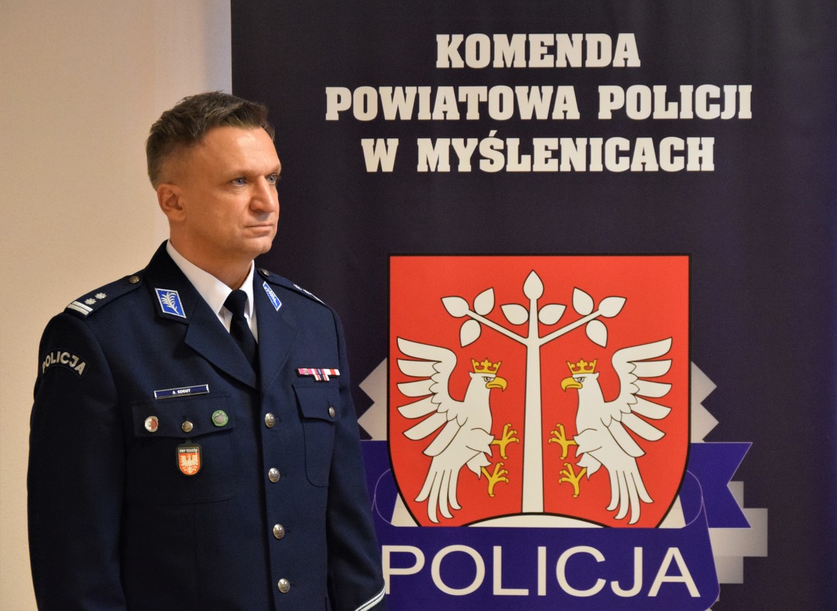 Pożegnanie I Zastępcy Komendanta Powiatowego Policji w Myślenicach